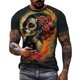 thumbnail image 4 of Camiseta con gráfico del Día de los muertos de calavera mexicana para hombres y mujeres, ropa de Graffiti, camisetas góticas de terror, ropa de calle de moda, camisetas, 4 of 5