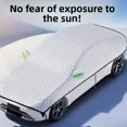 thumbnail image 2 of Half Car Cover Windshield Snow Cover For Car Waterproof Snow Cover For Car Dustproof Car Body Covers Fit For All Season All, 2 of 5
