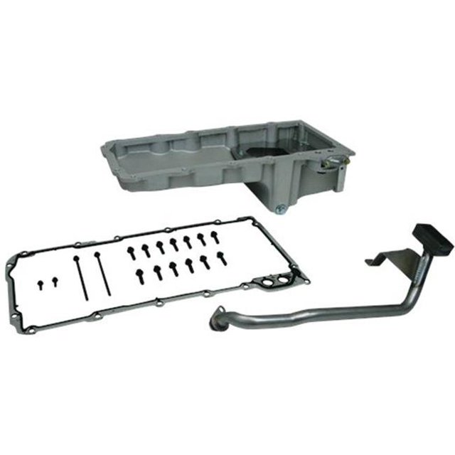 Moroso 20105 LS Rear Street & Strip Oil Pan Kit for 1955-1987 GM Cars & Trucks