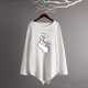 thumbnail image 4 of Camiseta de manga larga con cuello redondo y estampado informal a la moda de verano para mujer Fridja  fjkfkj1649, 4 of 4