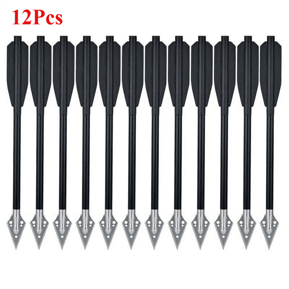 EROCK Mini Archery 6.0mm Pistol Crossbow Bolts 6.5" Aluminium Arrows Broadhead Hunting