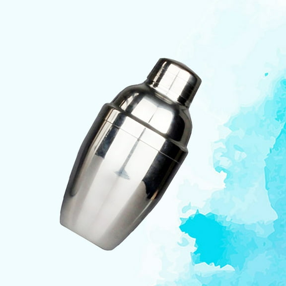GOOHOCHY  250 ML Stainless Steel Shaker Perfect Size for One Two Cocktails