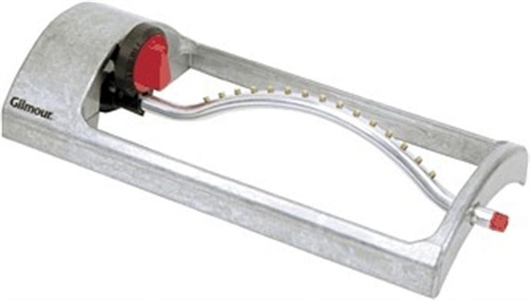 Gilmour Heavy Duty Rectangular Sprinkler with Curved Metal Tube