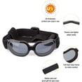 thumbnail image 3 of Gafas para perros, protección ocular, resistentes al viento, impermeables, con protección UV, ajustables, gafas de sol para perros - Negro, 3 of 5