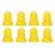 thumbnail image 1 of 8 Uds. Almohadillas para los oídos para audífonos, reemplazo de silicona suave de 3 capas, BTE ITE, audífonos de bolsillo, tapón para los oídos, color amarillo, 1 of 5