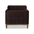 thumbnail image 6 of 4 Pc Knox Modern Farmhouse Armchair Sofa Storage Ottoman Set, 6 of 31