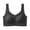 Black, variant on Womens Bras Lightweight Seamless No Wire T-Shirt Bra Flat Seam Design Invisible Under Thin Shirts L-2XL