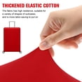 thumbnail image 3 of NIYANGLE Red Elastic Luggage Cover 1Pcs Square Stretch Fabric Dustproof Protective for 33.5 x 26.8 Inch, 3 of 6
