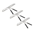 thumbnail image 2 of Eyebrow Template, Stainless Steel Professional Flexible Eyebrow Ruler Stencil 3pcs Shaping For Beauty Salon For Women ANGGREK Otros, 2 of 8