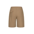thumbnail image 5 of KIHOUT Men's Solid Lightweight Beach Shorts - 95% Polyester 5% Spandex, Elastic Drawstring Waist, Breathable with Pockets for Summer Sports & Casual Wear, 5 of 6