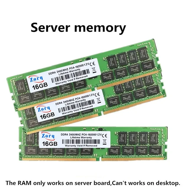 Server Memory DDR4 REG 8GB 16GB 64GB 32GB ECC Ram 2133MHZ 2400MHZ 2666MHZ 2933MHZ Dedicated Compatible With X99 Motherboard 32GB 2666 4RX4
