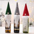 thumbnail image 2 of Navidad Navidad Santa Gnome Vino Champagne Tapa de la botella Tapa Decoración Asistente Escritorio Viaje Picnic Festival Regalo de vacaciones Speravity ZHF0204, 2 of 6