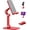 Red, variant on OCYCLONE Phone Stand, Adjustable Height and Angle Foldable Cell Phone Stand Holder for Desk Compatible with 4-11 Inch Mobile Phone/iPad/Tablet, Red