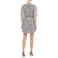 thumbnail image 2 of Rachel Zoe Womens Leopard Flounce Dress, White, Medium, 2 of 2