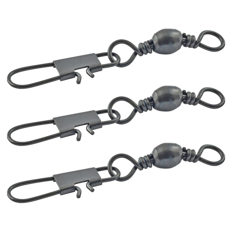 Danielson Barrel Swivels with Safety Snap Fishing Terminal Tackle