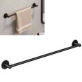 thumbnail image 4 of Towel Rack, Wall Mounted Single Bar Towel Rack  For Toilet Black, 4 of 8