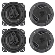 Rockville RV4.3A 4-in 3-Way Car Speakers, 1000-Watt Peak/140-Watt RMS Total, CEA Compliant, Polypropylene Woofer, 4-Piece