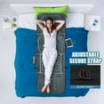thumbnail image 2 of Costway Foldable Massage Mat Full Body Massager with Heat & 10 Vibration Motors, 2 of 10