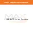 thumbnail image 2 of MAX Advanced Brakes - Rear Brake Kit For 2005-2010 Honda Odyssey| Carbon Ceramic Brake Pad and Rotor Kit| Daily Driving OE Replacement Brake Rotors, 2 of 9
