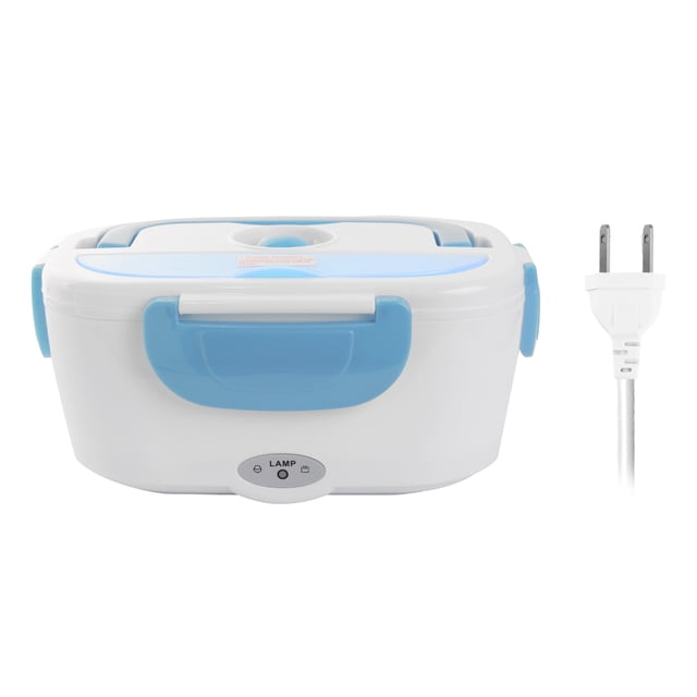 Riwcyla Multifunctional Portable Electric Heating One,piece Separated Lunch Box Food Container Warmer with A Spoon , perfect for daily use, outdoor activities, travel & casual occasions