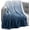 Ombre Blue, variant on Elegant Comfort Throw Blanket, Reversible Sherpa Flannel, Ultra-Soft, Fuzzy, Plush- All season Lightweight Decorative Throw, 50 x 60 inches, Ombre Design Sherpa Throw, Tiffanny