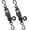 1" x 2.5', variant on Boat  Straps, Boat Transom Tie Down Straps to  with Stainless Steel Ratchet Strap, 4  2400lbs Break Strength, 2 Pack (Black,1.5" x4')