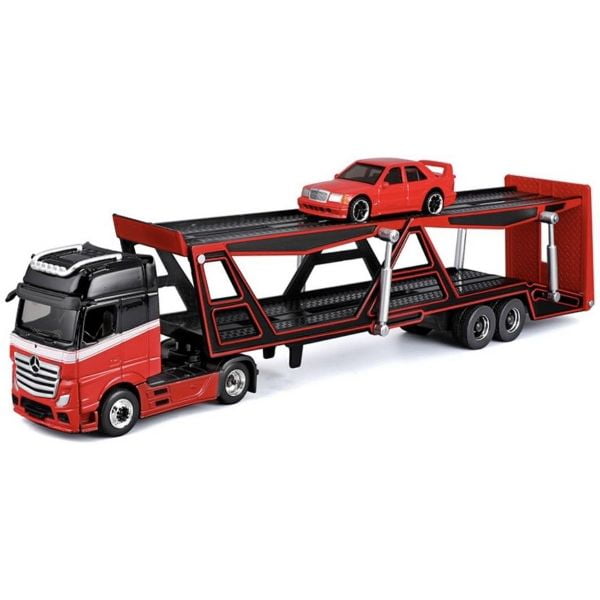 Maisto Mercedes-Benz 2台セット Maisto Mercedes Benz Actros 1990 Mercedez Benz 190E Hobby