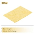 thumbnail image 3 of 25PCS Soldering Sponge 5 x 3.5cm Rectangle Deep Yellow 6mm Water Absorption Thickness Cleaning Pads Welding Tip, 3 of 7