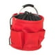 thumbnail image 3 of Cesta plegable con asa, bolsa para herramientas de jardín, cesta organizadora para picnic con cordón para jardinería, senderismo, parques temáticos y Rojo, 3 of 8