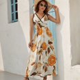thumbnail image 2 of Autumn Harvest Maple Leaves Thanksgiving Art Sleeveless Dress Women's Summer Suit Dresses for Women 2025 Luxury Party Dress, 2 of 7