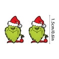 Clearance! 1 Pair Cute Cartoon Chracter Grinch Earrings Gift for Women