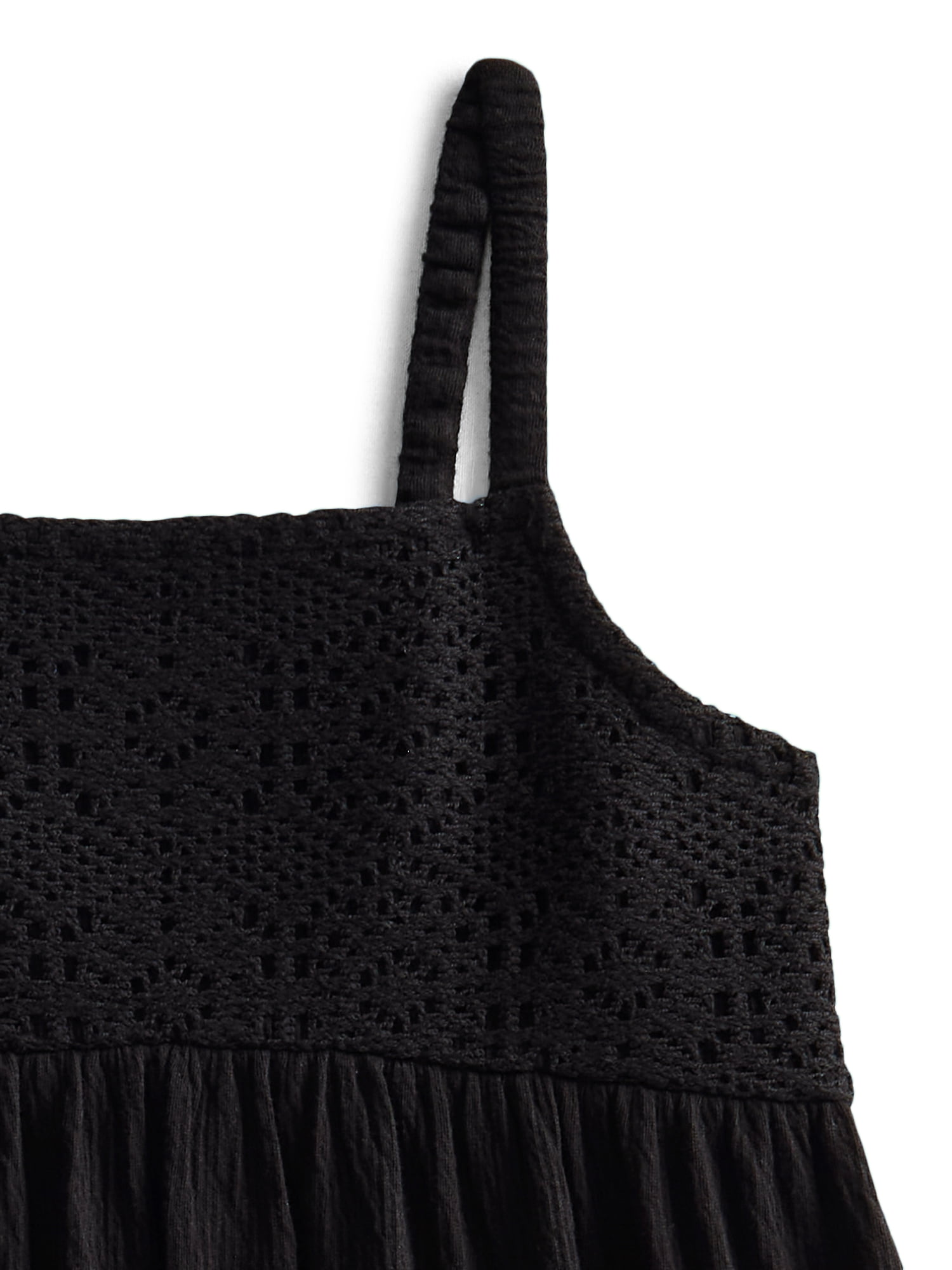 Wonder Nation Girls Crochet Dress, Sizes 4-18 & Plus