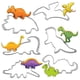 thumbnail image 1 of Herramienta para hornear, 6 piezas/juego de moldes con forma de dinosaurio, moldes de acero inoxidable con forma de dinosaurio, moldes para galletas de alto rendimiento, 1 of 6