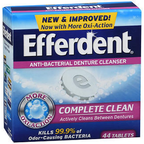 Efferdent Denture Cleaner Tablet Box of 44