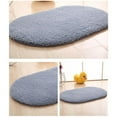 thumbnail image 2 of xiuh bathroom rug mat extra soft and absorbent microfiber bath rugs non slipshaggy bath carpet machine wash dry bath mats for bathroom floor tub and shower grey home & garden 2023, 2 of 6