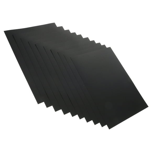 BRIGHTFUFU 100 Sheets Black Paper for Drawing and Handicraft Making by Amateur Enthusiasts
