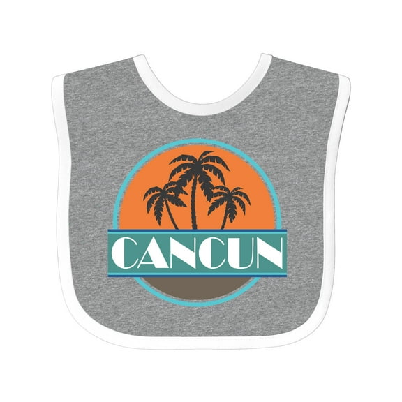 Inktastic Cancun Mexico Vacation Boys or Girls Baby Bib