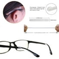 thumbnail image 4 of Glasses Ear Cushion-Anti-Slip Eyeglasses Ear Grips Sleeve-Silicone Soft Glasses Ear Hook Holder For Men Women Kids Sports Study and Work (WHITE,6pairs), 4 of 5