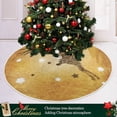 thumbnail image 6 of FMSHPON Happy Elk Xmas Christmas Tree Skirt Stand Mat for Holiday Party Decoration Indoor Outdoor 36 inches, 6 of 6