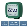 thumbnail image 4 of yeacher Smart Digital Alarm Clock with 16 Alarms, Temperature & Humidity Monitoring, Soft Backlight, Bluetooth 5.0, Green, 4 of 6