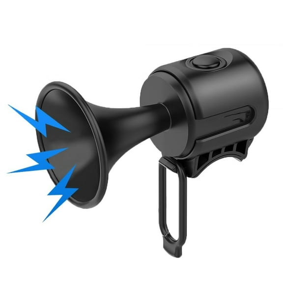 Electric Bike Horn,120dB Electronic Bicycle Bell with 300mAh Battery Operated/IPX4 Waterproof,Loud Bike Bell for Adults/Kids