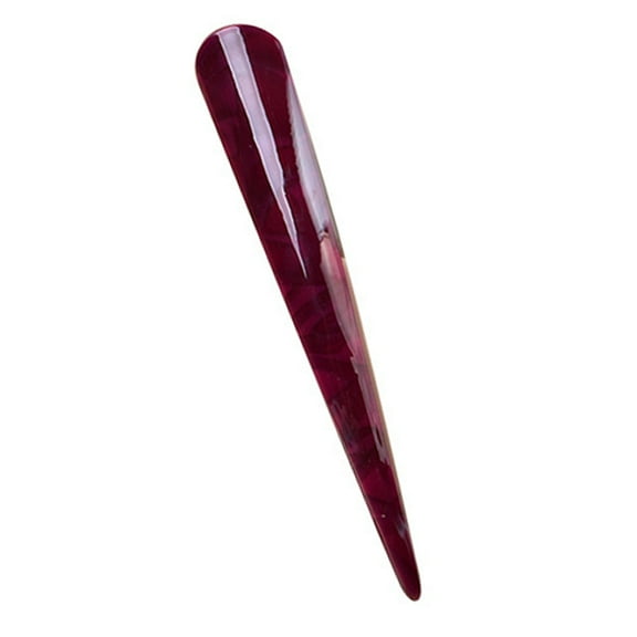 Raindrops Retro Acetate Hair Clip for Women Vintage Clamp Fashion Accessory Red 1pc