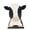White, variant on HOZVOMI Black & White Cow Head with Glasses Statues Decorative Country Home Decor for Desktop Decoration Artwork (Wood)
