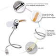 thumbnail image 4 of Ventilateur Programmable Usb, Mini Ventilateur Led Ventilateur de Bureau avec un Message de Col de Cygne Flexible Programmable, 4 of 7