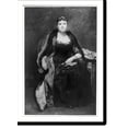 thumbnail image 2 of Historic Framed Print, [Louise Chandler Moulton, 1835-1908, full-length portrait, seated, facing front], 17-7/8" x 21-7/8", 2 of 9
