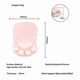 thumbnail image 2 of Pink Non-Slip Gel Mouse Pad with Ergonomic Wrist Support and Cat Paw Design, 2 of 5