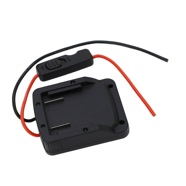 Lithium Battery Converter, ABS Lithium Battery Adapter Overcurrent Scratch Resistance Standard Size with Fuse for 625368000