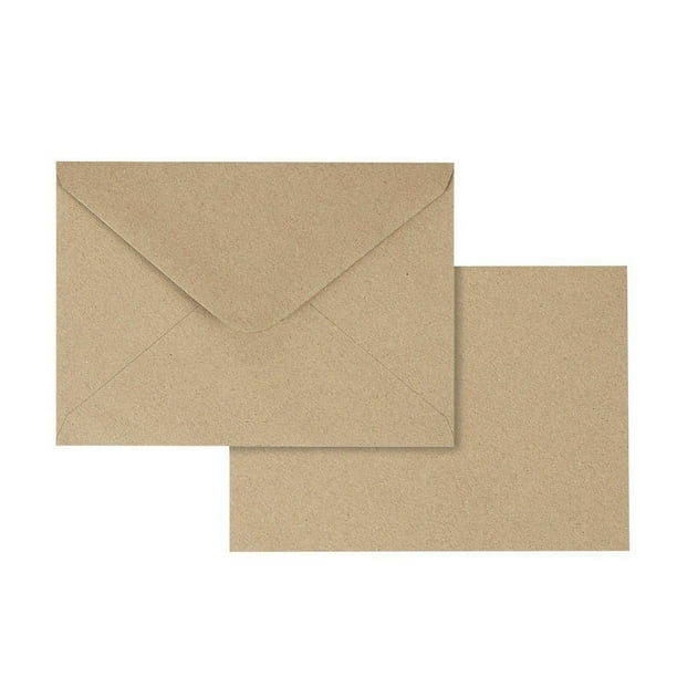 Lot de 36 petites enveloppes colorées en papier kraft vintage nacré pour  cartes cadeaux, mariage, fête d'anniversaire : : Fournitures de  bureau