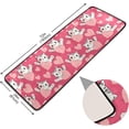 thumbnail image 2 of Dreamtimes Valentine's Day Cat Hallway Runner Rug 2'x6' Kitchen Rug with Rubber Backing Cute Kitty Heart Non Slip Entryway Rug Runner Washable Soft Area Rug for Hallway Bedroom Kitchen Decor, 2 of 6