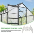 thumbnail image 3 of EAGLE PEAK Stainless Steel Glazing Clips W Type Z Type Greenhouse Clip for Aluminium Green House Spring Wire Clips Spares Parts, 3 of 5